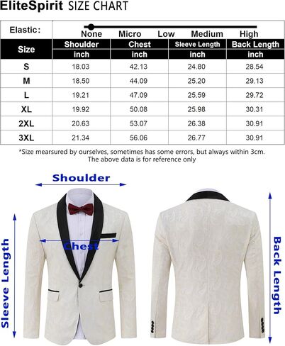 Men's Tuxedo Jacket Shawl Lapel Paisley Blazer One Button Suit Jacket Floral Blazer for Wedding Dinner Party Prom in Saudi Arabia