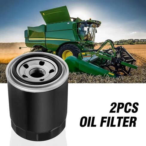 2 Pieces Tractor Oil Filter M806419 Oil Filters Auto Parts Replacement for John Deere 770/790/1070/2025R in Saudi Arabia