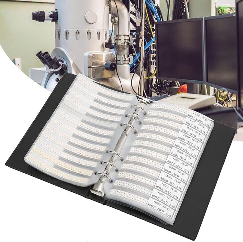 SMD المقاوم عينة كتاب 170 قيمة عينة كتاب كومبو حزمة 0603 سلسلة مكونات إلكترونية عدة 170 قيمة × 50 قطعة 8500 قطعة عينة كتاب SMD مقاومات متنوعة in Saudi Arabia