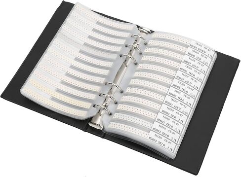 SMD المقاوم عينة كتاب 170 قيمة عينة كتاب كومبو حزمة 0603 سلسلة مكونات إلكترونية عدة 170 قيمة × 50 قطعة 8500 قطعة عينة كتاب SMD مقاومات متنوعة in Saudi Arabia