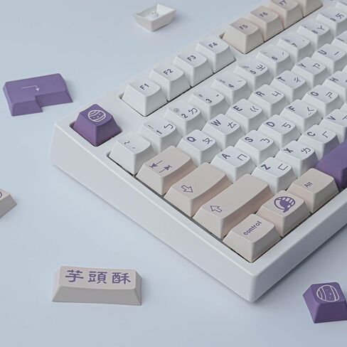 أغطية مفاتيح Tsungup PBT، 142 مفتاحًا، أغطية مفاتيح ذات شكل الكرز، أغطية مفاتيح صبغ التسامي، أغطية مفاتيح مخصصة لتخطيط ANSI، مفاتيح Cherry MX، لوحات المفاتيح الميكانيكية in Saudi Arabia