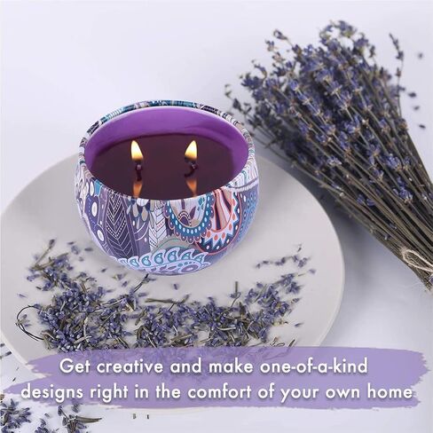 Benooa Candle Making Kit with Electric Hot Plate, DIY Scented Candle Making Supplies Set with Beeswax, Candle Wicks, Fragrance Oil, Candle Dye and Candle Jars in Saudi Arabia