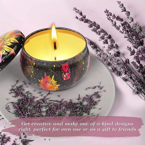 Benooa Candle Making Kit with Electric Hot Plate, DIY Scented Candle Making Supplies Set with Beeswax, Candle Wicks, Fragrance Oil, Candle Dye and Candle Jars in Saudi Arabia