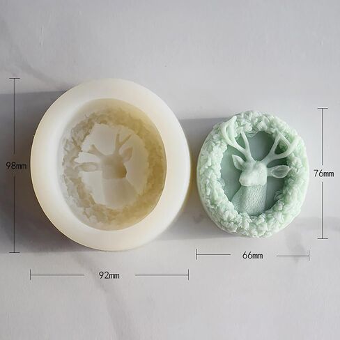 Bear Silicone Molds - Set of 2, Large and Small Size - Resin, Cake, Soap & Clay Molds - Candle Making & Craft Supplies in Kuwait