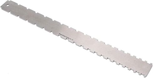 أدوات قياس لوثير، أداة لوثير بحافة مستقيمة على شكل رقبة الجيتار لمعظم الجيتارات الكهربائية (فضية) in Kuwait