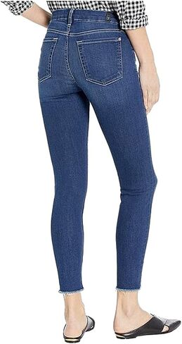 7 For All Mankind بنطال جينز نسائي متوسط ​​الارتفاع بقصة ضيقة عند الكاحل in Saudi Arabia