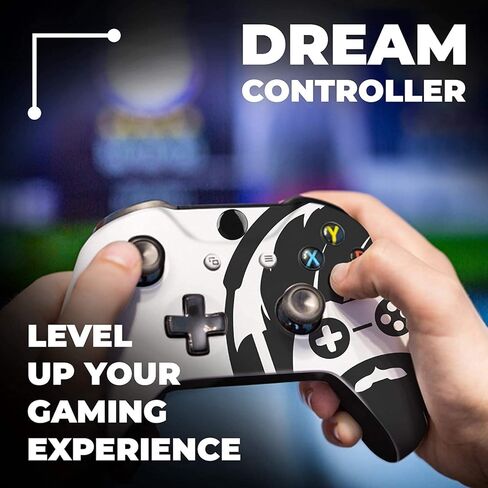 وحدة تحكم DreamController Fortnight Blue المخصصة X-box لاسلكية متوافقة مع X-box One/X-box Series X/S مخصصة بفخر في الولايات المتحدة الأمريكية مع طباعة HYDRO-DIP الدائمة (ليست مجرد جلد) in Kuwait