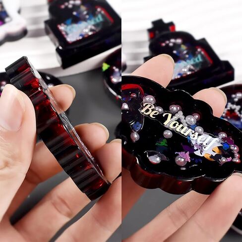 Voyyphixa 4 PCS Halloween Quicksand Silicone Mold with Seal Film Pumpkin Bat Ghost Resin Molds Horror Ornament Epoxy Casting Molds for Keyring Pendants Jewelry Making (Halloween Mold B) in Kuwait