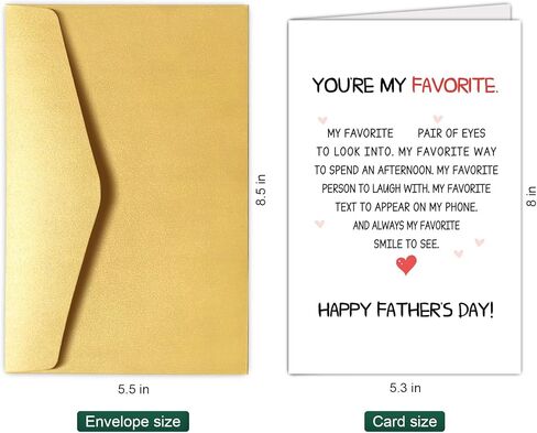 Funny Father's Day Card from Cat, Fathers Day Card for Cat Dad, Cat Dad Father's Day Card, Fathers Day Card Gifts from Cat in Kuwait
