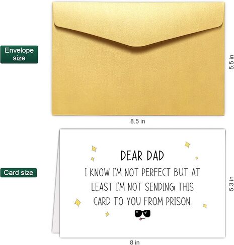 Funny Father's Day Card from Cat, Fathers Day Card for Cat Dad, Cat Dad Father's Day Card, Fathers Day Card Gifts from Cat in Kuwait