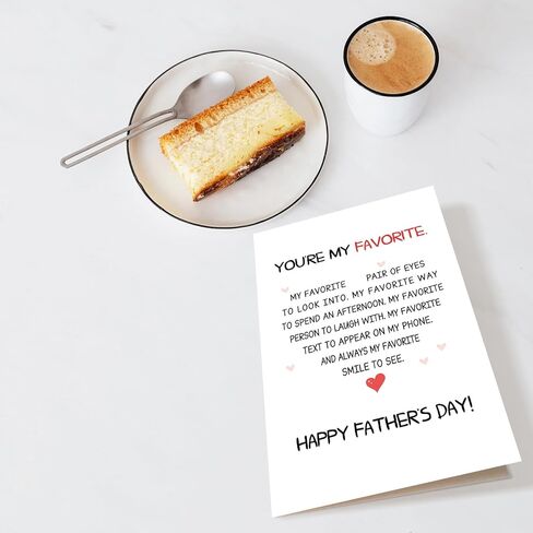 Funny Father's Day Card from Cat, Fathers Day Card for Cat Dad, Cat Dad Father's Day Card, Fathers Day Card Gifts from Cat in Kuwait