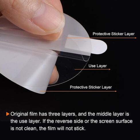 5pcs Watch Glass Screen Protectors 33mm Anti-Blue Light TPU Anti-Scratch Waterproof Universal Round Smartwatch Screen Protective Film Protector in Saudi Arabia