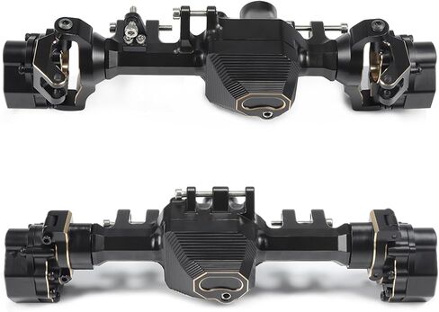 TRX4 Brass Axle Housing 1168g Brass Front Rear Black Axle Housing with TRX4 Brass Weights for 1/10 RC Crawler Bronco Defender TRX4 Upgrades Accessories 8241 8242 in Saudi Arabia