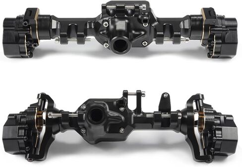 TRX4 Brass Axle Housing 1168g Brass Front Rear Black Axle Housing with TRX4 Brass Weights for 1/10 RC Crawler Bronco Defender TRX4 Upgrades Accessories 8241 8242 in Saudi Arabia