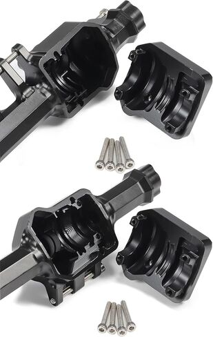 TRX4 Brass Axle Housing 1168g Brass Front Rear Black Axle Housing with TRX4 Brass Weights for 1/10 RC Crawler Bronco Defender TRX4 Upgrades Accessories 8241 8242 in Saudi Arabia