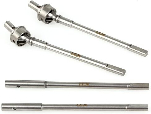 Racing 1/10th RC Crawler Car Stainless Steel Front Portal Axle Internal CVD Drive Shaft Rear Portal Axle Drive Shaft for Axial SCX10 II AR44 Axle Portal Axles, Upgrades Parts Accessories in Saudi Arabia
