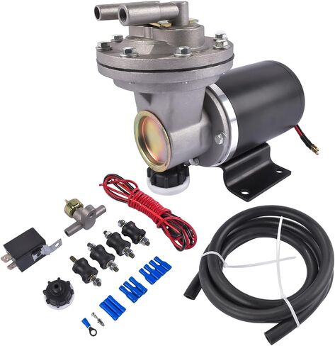 28146 12 Volt Electric Vacuum Pump Kit 18" to 22" Electrical Vacuum Pump for Brake w/Installation Kit Brake Booster Vacuum Pump in Saudi Arabia