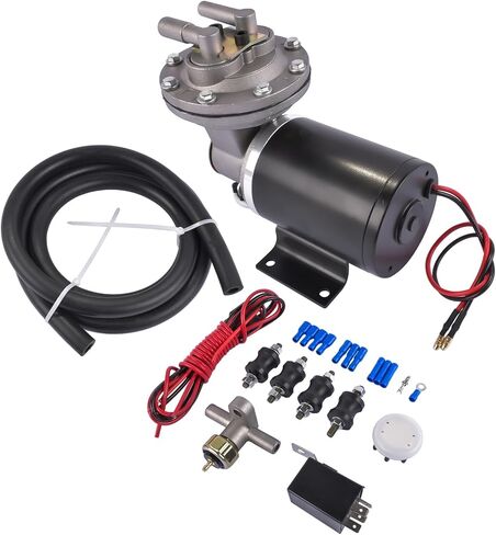 28146 12 Volt Electric Vacuum Pump Kit 18" to 22" Electrical Vacuum Pump for Brake w/Installation Kit Brake Booster Vacuum Pump in Saudi Arabia