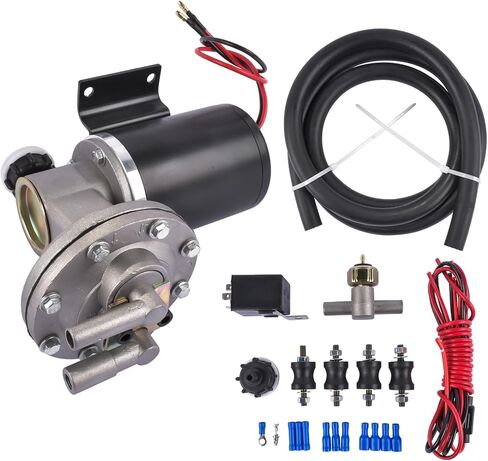 28146 12 Volt Electric Vacuum Pump Kit 18" to 22" Electrical Vacuum Pump for Brake w/Installation Kit Brake Booster Vacuum Pump in Saudi Arabia