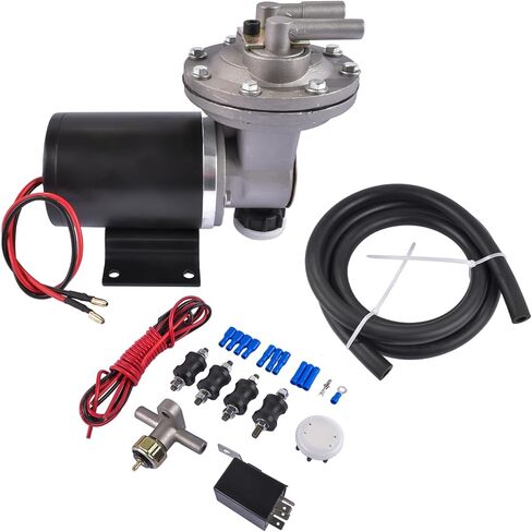 28146 12 Volt Electric Vacuum Pump Kit 18" to 22" Electrical Vacuum Pump for Brake w/Installation Kit Brake Booster Vacuum Pump in Saudi Arabia