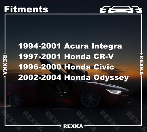 Rexka 10pcs Cowl Top Panel Retainer Clip 91508-SR3-000 for Honda Odyssey Civic CR-V Del Sol Acura Integra 91508SR3000 in Saudi Arabia