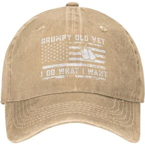 Military Veteran Hat Grumpy Old Vet I Do What I Want Hat Men Dad Hat Cool Hat