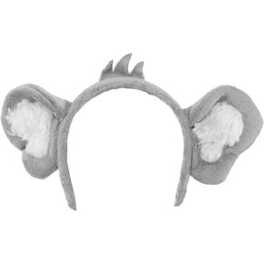ABOOFAN Koala Ear Headband Animal Headbands Jungle Party Favors Cosplay Hair Hoop Forest Party Decoration Funny Party Headwear Cosplay Hair Accessories For Adult Kid Grey