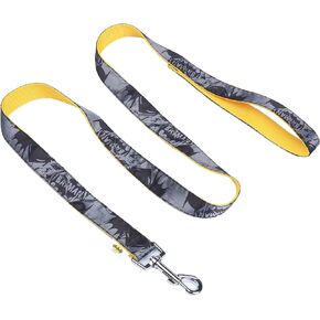 DC Comics Vintage Batman Collection 6 Foot Dog Leash (72 inch) | Cute Yellow and Black Dog Leash Easily Attaches to Any Dog Collar or Harness | 6 Ft Dog Leash Batman Design