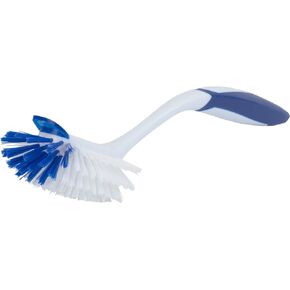 Dawn Radial Head Kitchen Brush, Blue & White