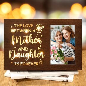 Memorial Gifts Glowing Picture Frame Sympathy Gifts for Loss of Loved One Mom Dad Son Husband Friend, Unique Bereavement Condolence Gifts Ideas Grief In Memory of Loved One Remembrance Gifts-4x6 Photo