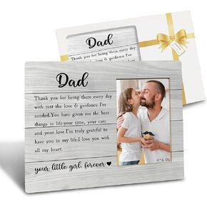 Dad Gifts from Daughter,Dad Picture Frame from Daughter,Dad and Daughter Picture Frame,Dad 4x6 Picture Frame,Gifts for Dad from Daughter,Dad Gifts,Dad Picture Frames
