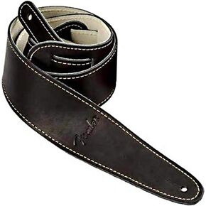 Fender Ball Glove Leather Guitar Strap, 2.5in, Brown