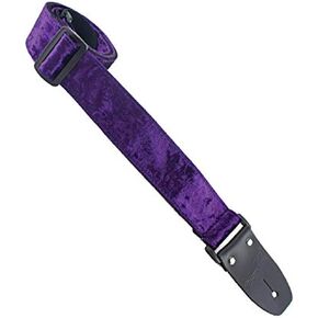 Henry Heller Guitar Strap (HCV-PUR),Purple, 2" Wide