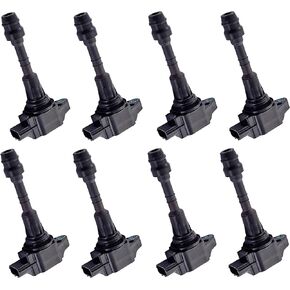 ENA Set of 8 Ignition Coil Pack Compatible with Infiniti Nissan 2007-2015 Armada, 2012-2017 NV2500 NV3500, 2008-2012 Pathfinder, 08-15 TITAN, 2007-2010 QX56 5.6L V8 Coils for UF551 C1672