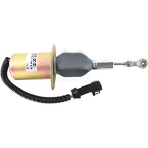 24V 3939019 SA-4889-24 Fuel Shutoff Stop Solenoid for Cummins C & B 5.9L & 8.3L Engine Hyundai Hyundai 335LC-7 Excavator