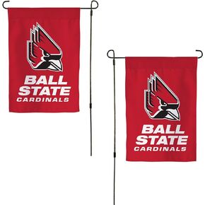 Desert Cactus Ball State University Garden Flag BSU Cardinals Ball U Banner 100% Polyester (Design B)