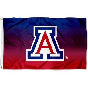 Arizona Wildcats Two Tone Gradient Flag