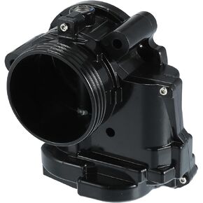 Throttle Body Assembly, 62mm Throttle Body Actuator No.13-54-8-624-190 for Mini Cooper 1.6L L4 - Gas 2007-2015 Aluminum Alloy Black, 1 Set