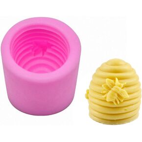 Bee Silicone Molds for Handmade Soap, Cake Fondant Decorating, Candy, Chocolate, Candle, Resin, Wax Crayon Melt, Polymer Clay