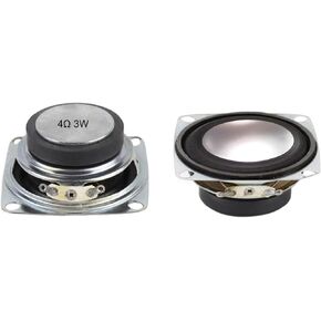 Pack of 2pcs 2" 4Ohm 3W Full Range Audio Speaker Stereo Woofer Loudspeaker for Arduino
