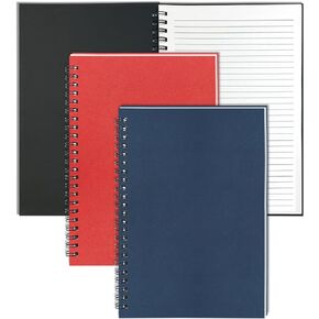 ginmlyda 3pack دفتر دوامة صغيرة a5، 8.25x5.5 "120 صفحة مبطنة واسعة يحكم مجلة دوامة السائبة فارغة غطاء كرافت دفتر دوامة ملزمة وسادات الكتابة للمنزل مكتب اجتماع العمل تدوين الملاحظات