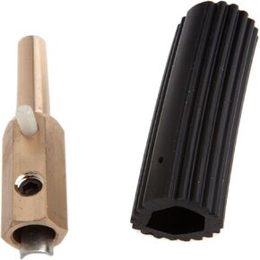 Forney 57901 Sure Grip Plug, Male Black Sleeve Fits C And F Model Welders