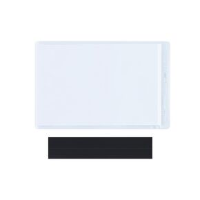 BOX USA BLH143 SUPERSCAN® Magnetic Vinyl Envelopes, 4" x 6", Clear (Pack of 50)