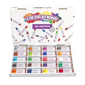 Oil Pastels, 20 Colors, Set of 100, All Ages, Suitable for Beginners, Vibrant Colors, Easy Grip, Hexagonal Shaped, Non Toxic