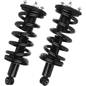 KUSATEC Front Pair Complete Struts Shock Absorber fit for 2004-2015 2017-2023 Nissan TITAN, 171358x2 Struts with Coil Spring Assemblies