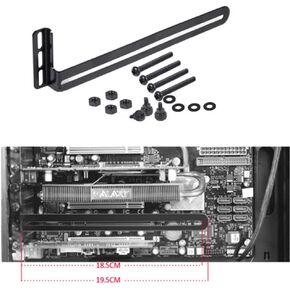 PCI Slot Fan Bracket,Video Card Holder,GPU VGA Bracket for Custom Desktop PC Gaming,Compatible to RTX Vertical Cooling Rack Mount Holder Supports 80mm 90mm 120mm 140mm Fans