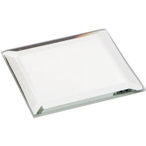 Plymor Square 3mm Beveled Glass Mirror, 2 inch x 2 inch (Pack of 24)