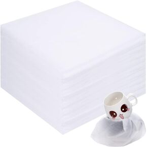 100 Pack 12" x 12" Foam Packing Sheets, Cushioning Foam Wrap Sheets for Fragile Items, Moving and Packing Supplies for Plates, Glasses, Vases, Packing Materials for Electronic Products & Furniture