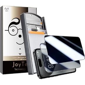 Tempered Glass Screen Protector with dust-proof helper (Installer),Anti-Fingerprint & Anti-Glare, [ZERO Dust & ZERO Bubble], High Tranparency Tempered Glass (For Ip 15 Pro max)