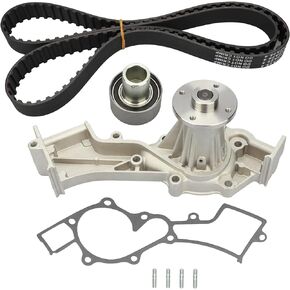 IRONTEK Timing Belt Kit with Water Pump for 1997-2000 for Infiniti QX4, 1999-2004 for Nissan Frontier, 1996-2000 for Nissan Pathfinder, 2000-2004 Xterra, 3.3L, TBK249, 95249K1, TCK249, ITM249, TS26249